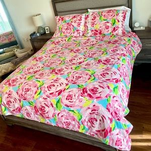 Lilly Pulitzer Full/Queen Duvet & Pillowcases